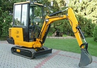 Mini Digger Plant Hire in Sheffield