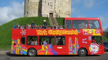 York Sight Seeing Red Bus